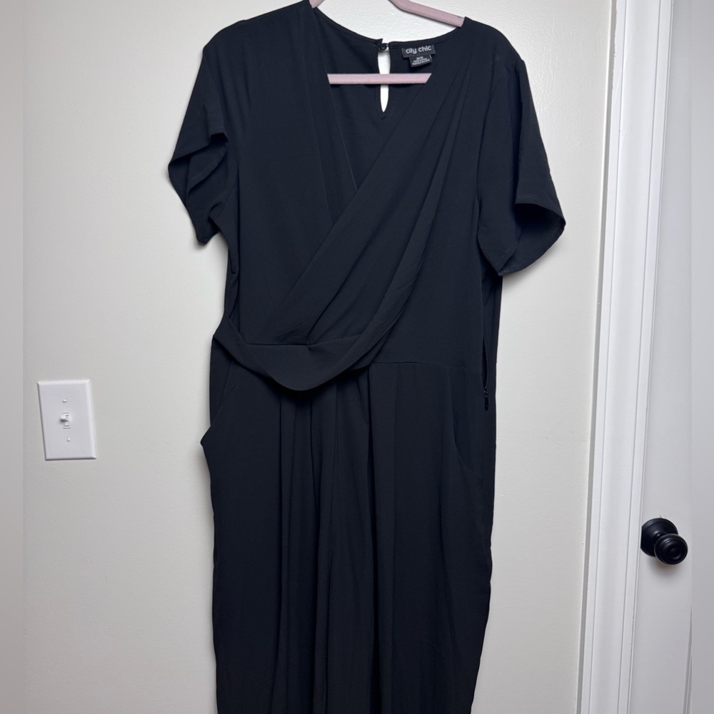 City Chic Black jumpsuit